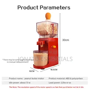 Electric Peanut Butter Maker, Grain Grinder Machine