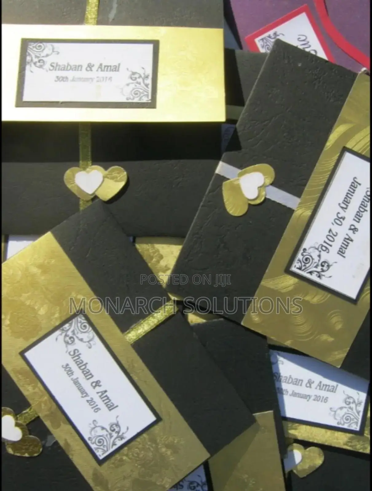 Customised Wedding Invites