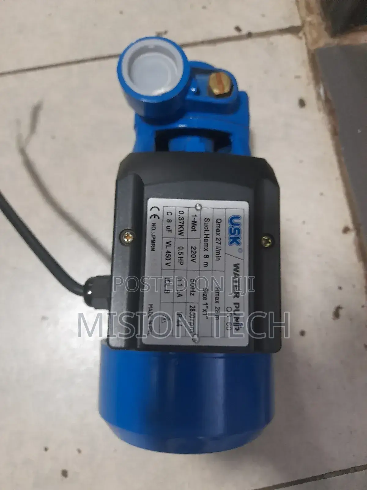 Usk Unitech Booster Peripheral Water Pump 0.5 Hp, °°~