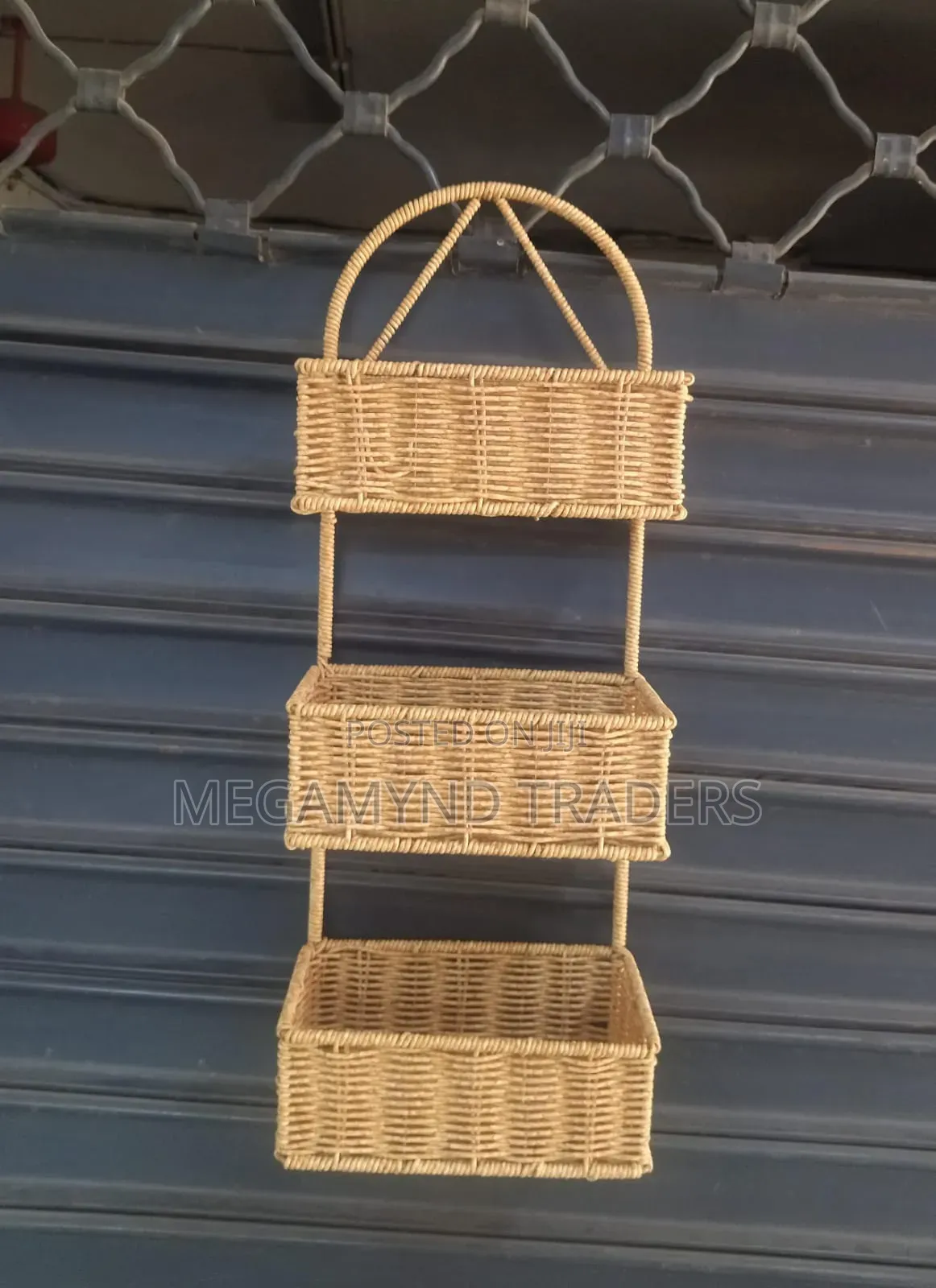 Hand Woven Shower Caddy/3 Layer Shower Organizer