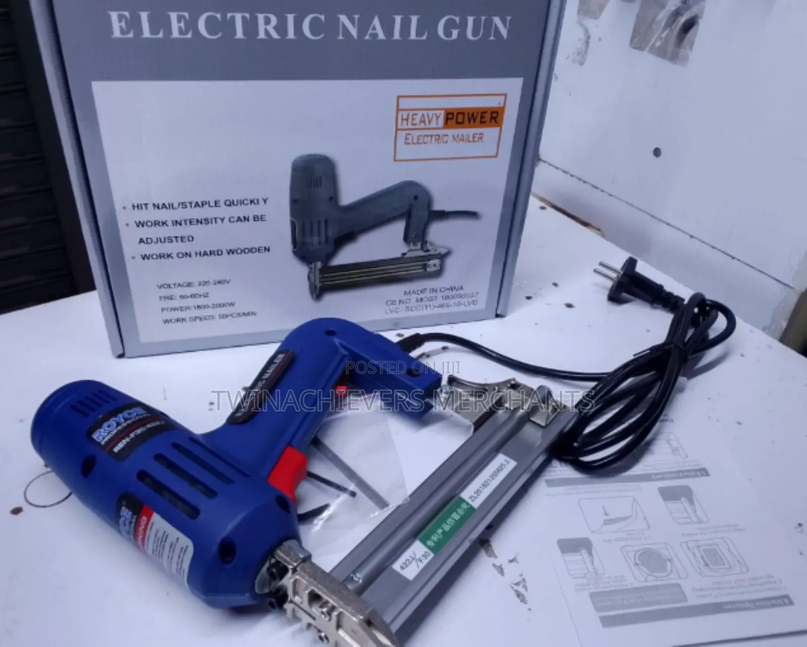 Quality Electric Nail Gun