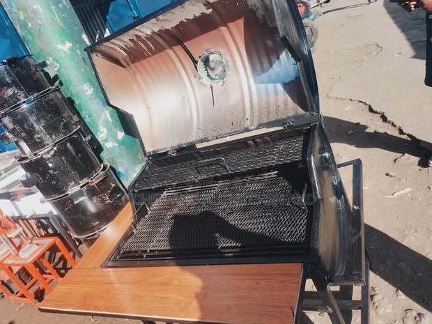 Mild Steel BBQ Charcoal Jikos+Worktop