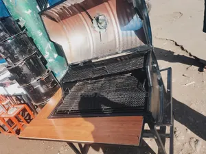 Mild Steel BBQ Charcoal Jikos+Worktop