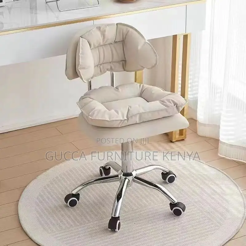 Home Chairs: Mid Back Work Stool With Flexible Height