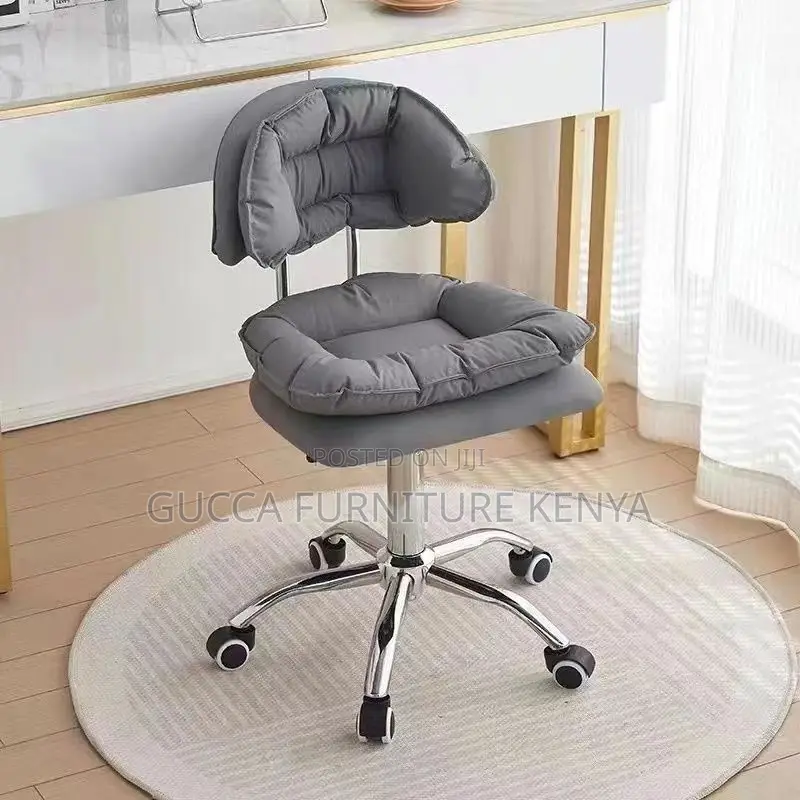 Home Chairs: Mid Back Work Stool With Flexible Height