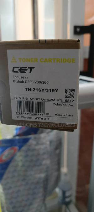 Tn216 Yellow CET Brand Toner - thumbnail 2