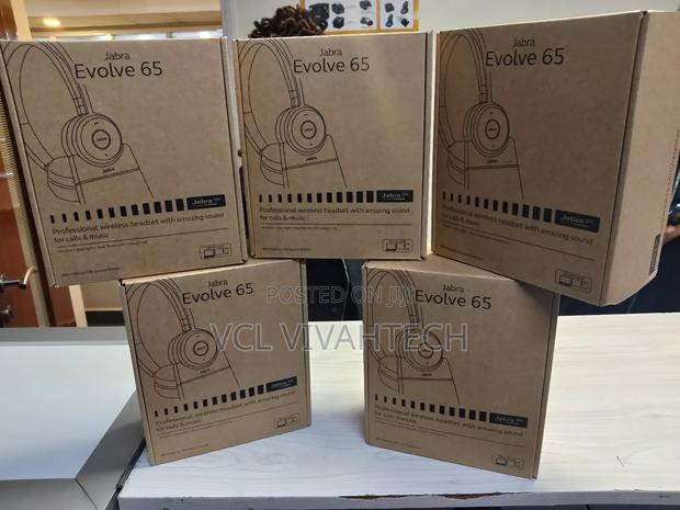 Jabra Evolve 65 Wireless Headset With Stand - main view