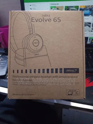 Jabra Evolve 65 Se Link380a Headset + Charging Stand
