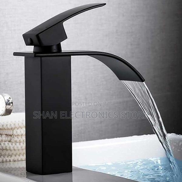 Hot and Cold Water Mixer Tap Waterfall Basin Faucet