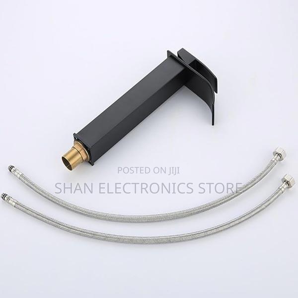 Cold Hot Water Tap Modern Waterfall Basin Faucet - main view