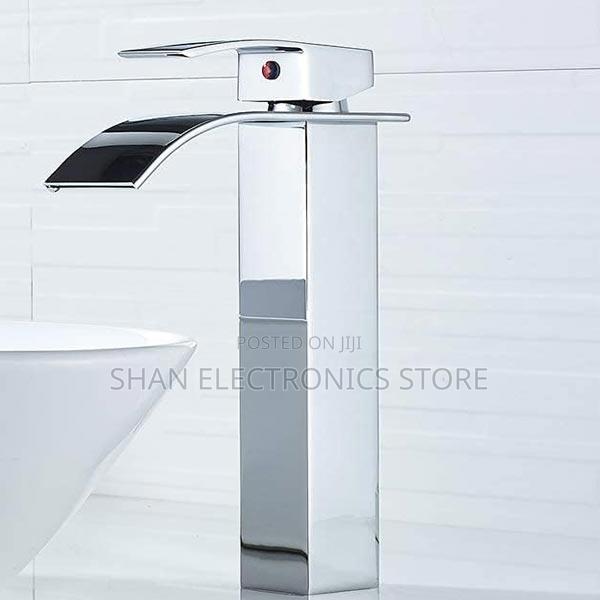 Hot Cold Water Mixer Waterfall Basin Faucet, Sink Mixer Tap