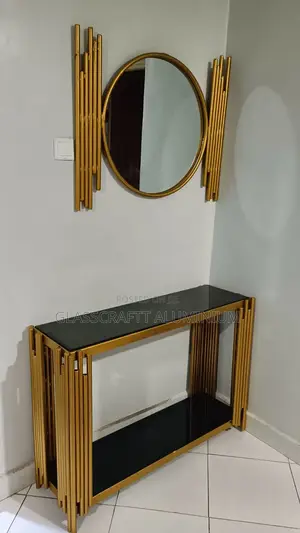 Console Table and Mirror