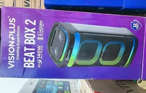 Vision Plus Beat Box 2 140W Portable Speaker New Sealed