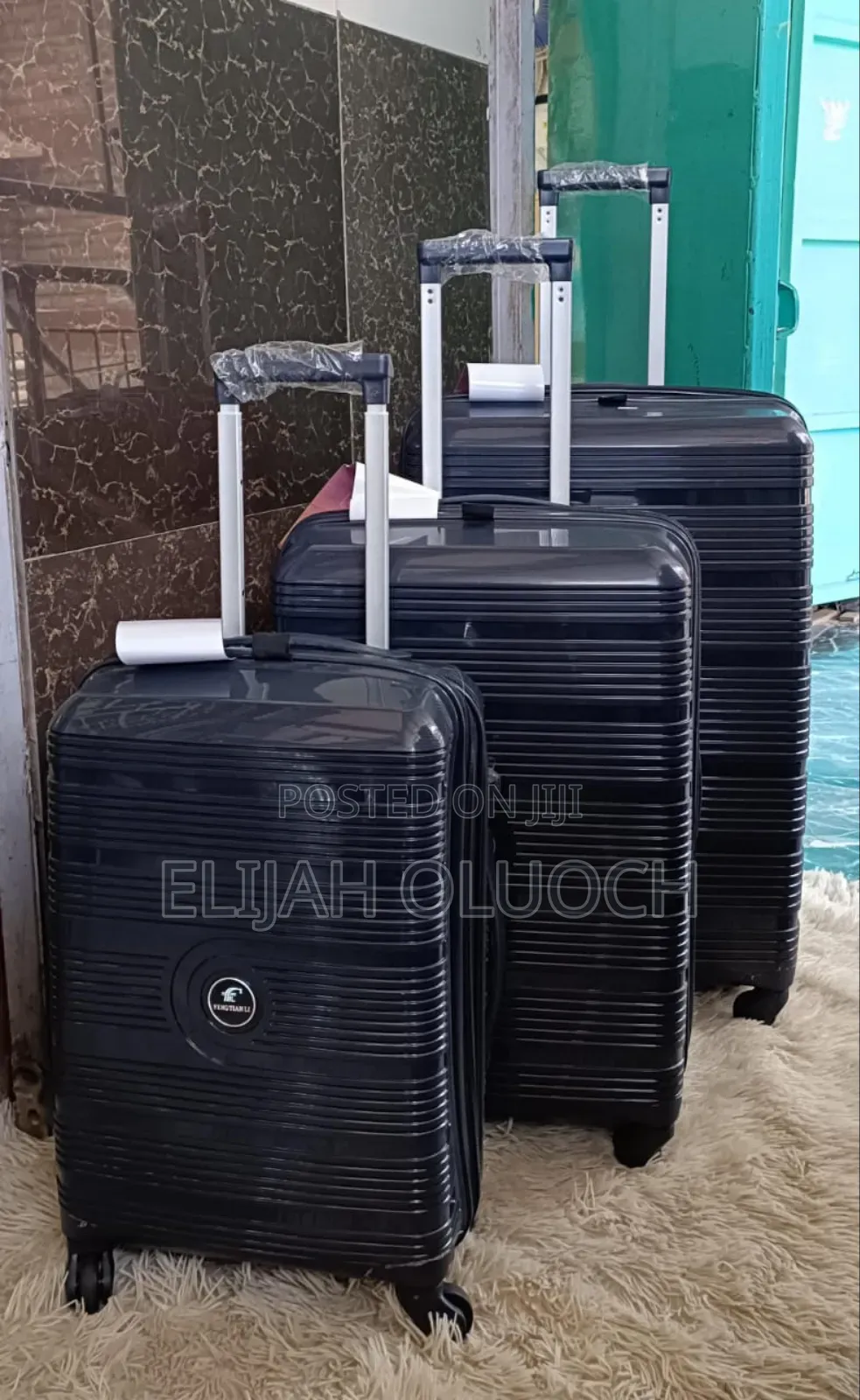 Unbreakable Rubber Suitcase Pp 3-in-1 Suitcase Set