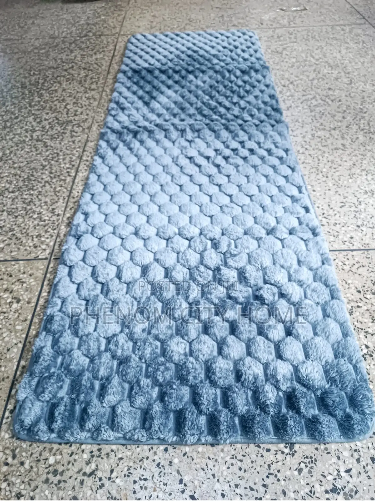 Grey Themed Bedside Mats Available