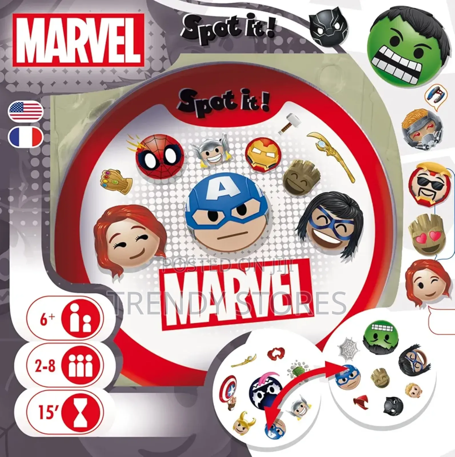 Spot It Marvel Board Game
