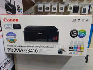 Canon Pixma G3410 Print Scan Copy Wireless Color Printer