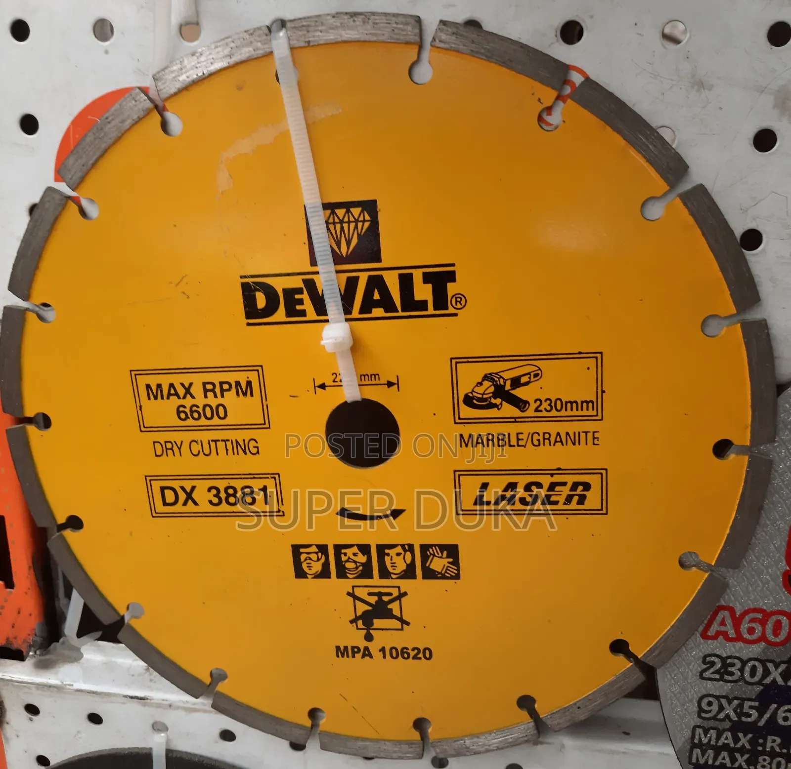 Dewalt Marble Granite 230mm Dry Cutting 9 Inch Blade.