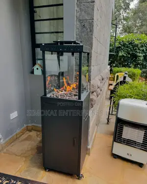 Ghp45 Short Stand Log-Style Patio Heater