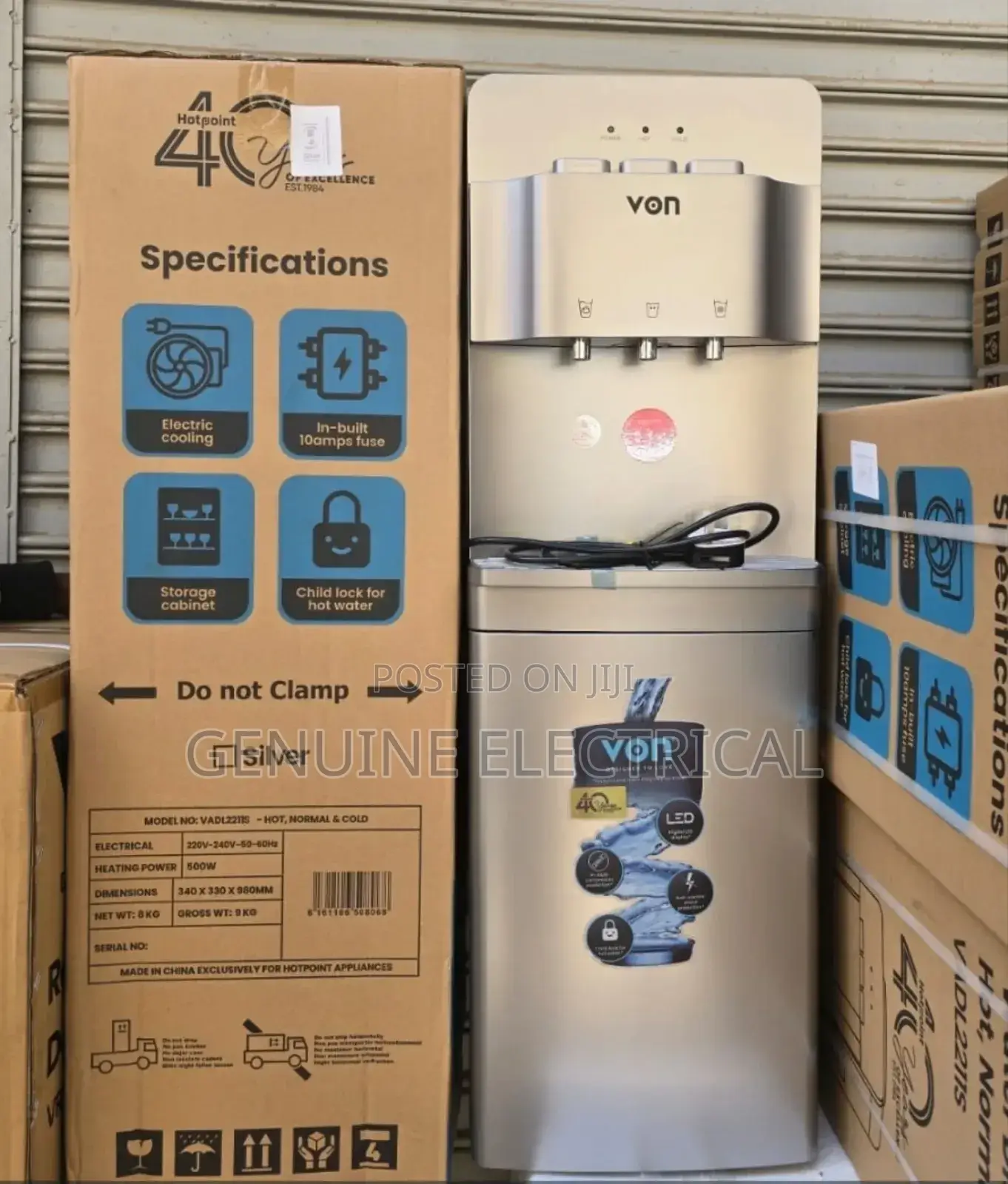 Von Water Dispenser Hot Cold . And Normal