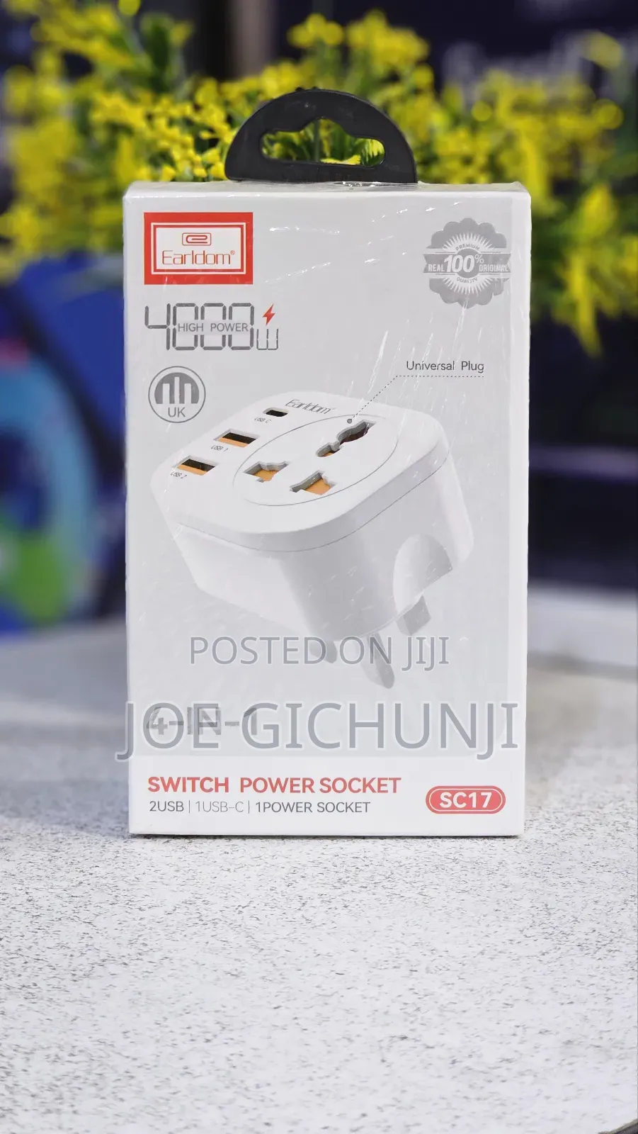 Earldom 4 in 1 Switch Power Socket SC17