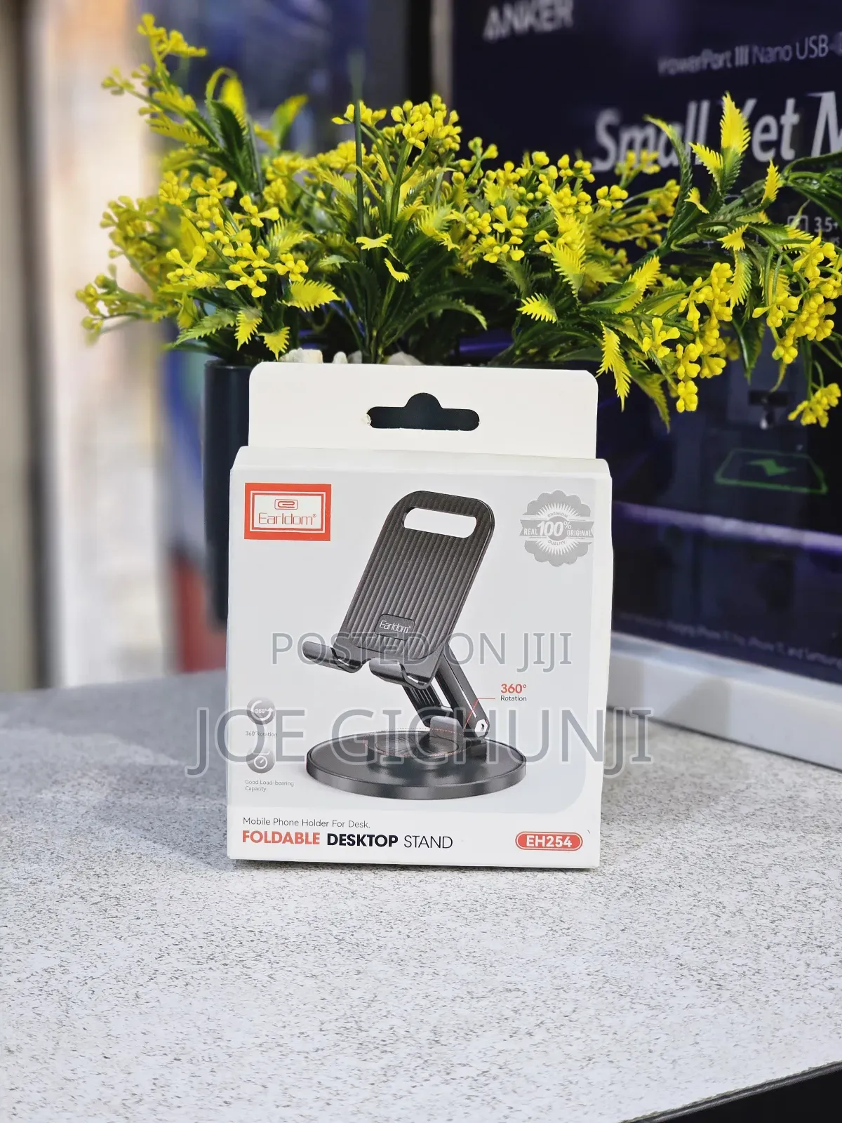 Earldom ET-EH254 Folding Desktop Mobile and Tablet Holder,