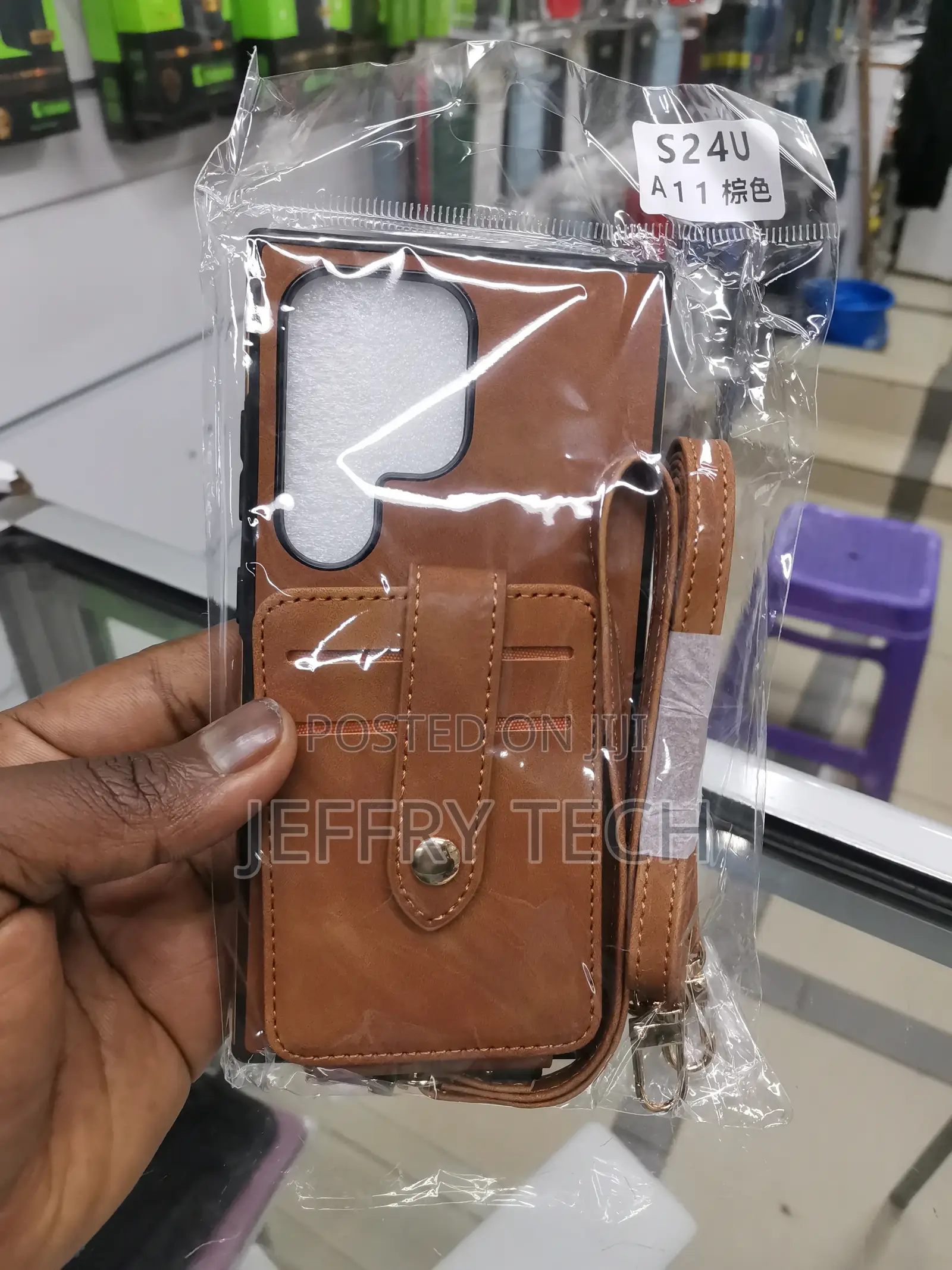 Samsung Galaxy S24 Ultra PU Leather Wallet Card Slot Cove