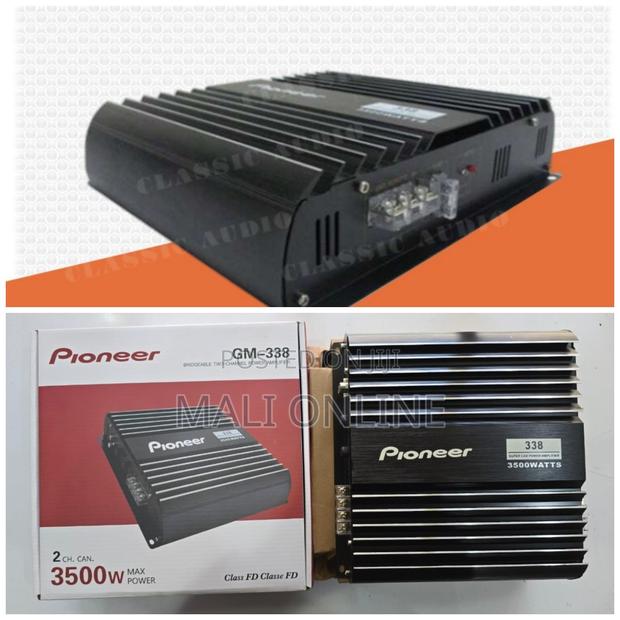 Pioneer GM-338 Is a Bridgeable Two-Channel Car Amplifier - main view