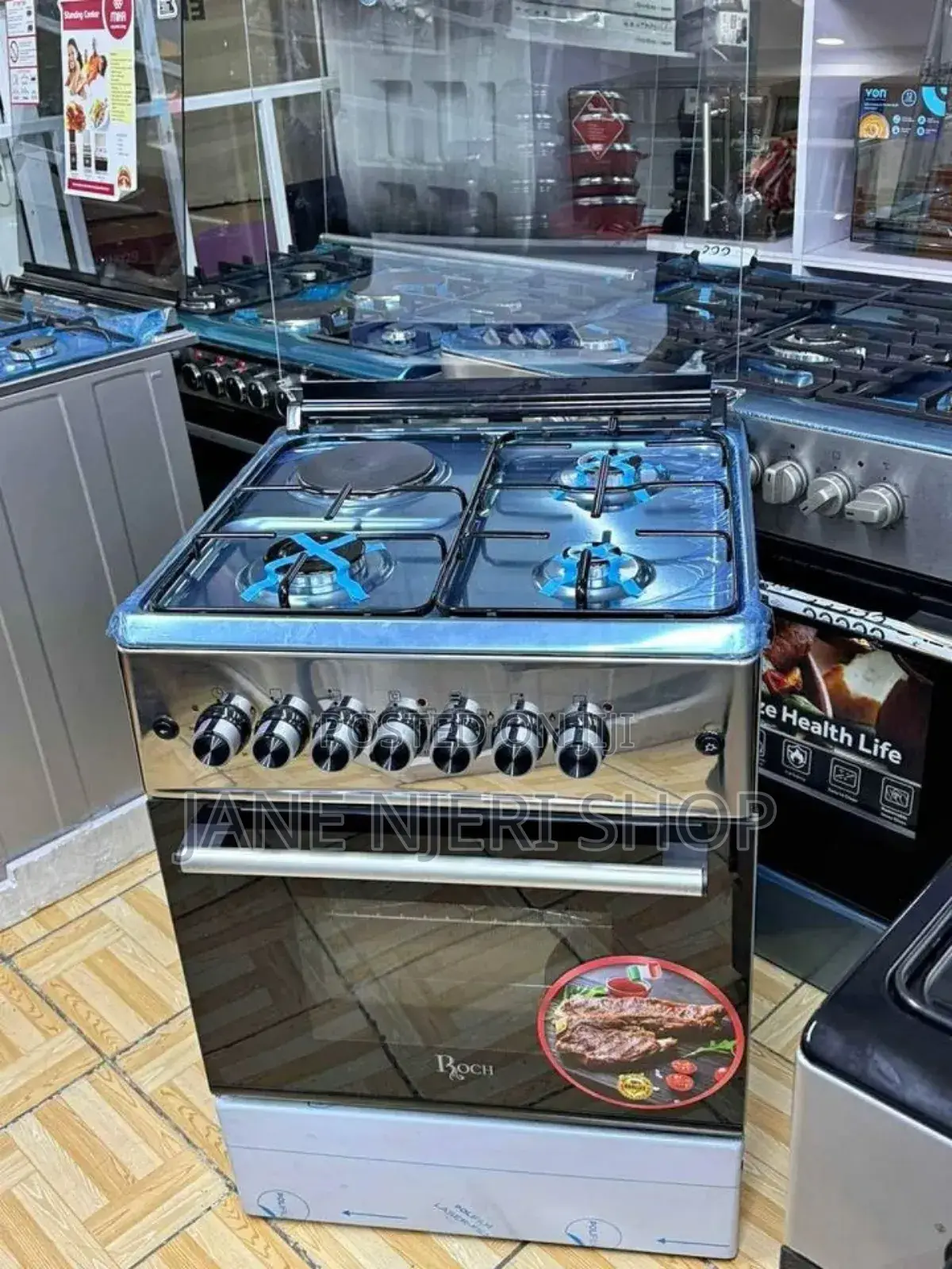 Roch 60X60 3 Gas + 1 Electric Oven, Standing Cooker