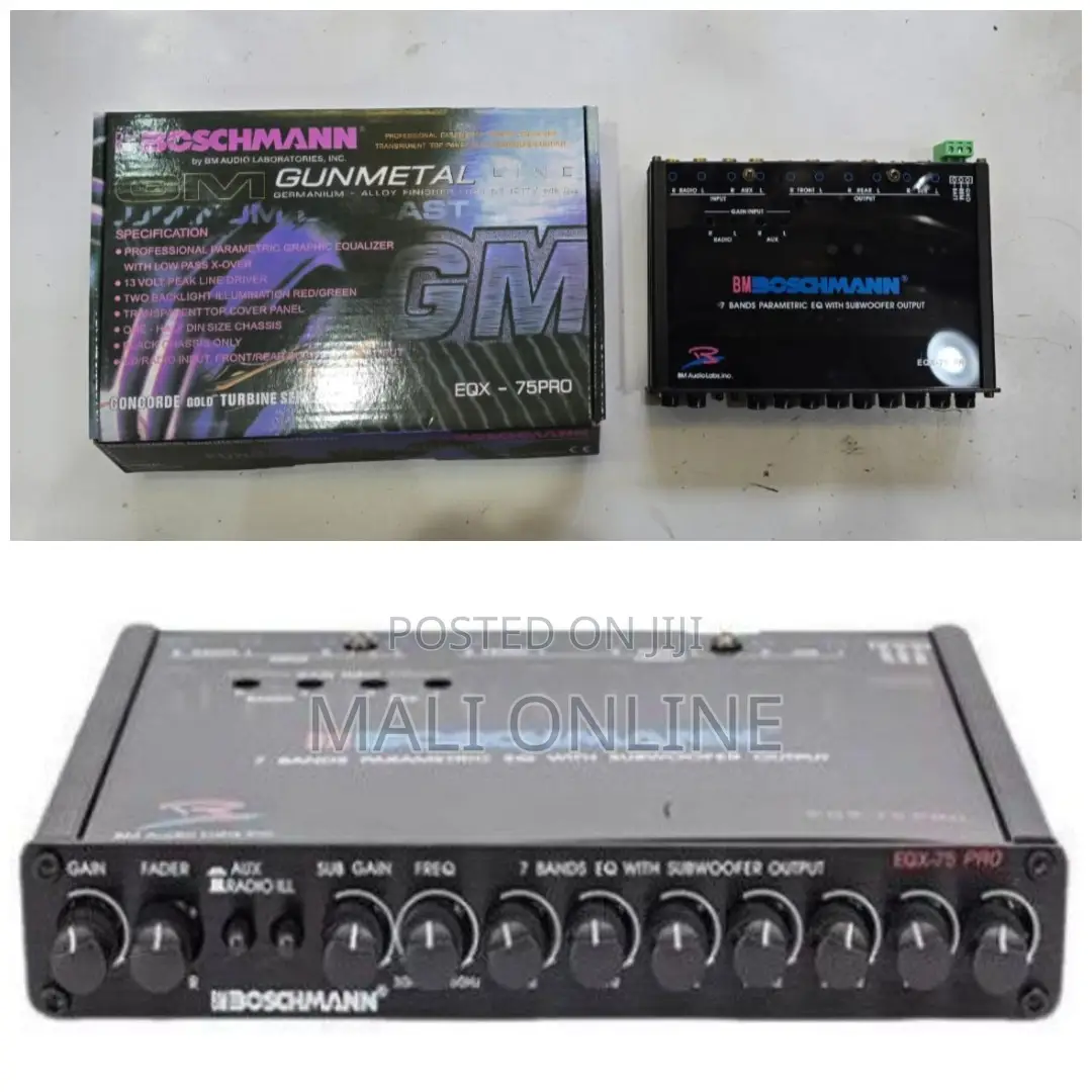 EQX-75PRO 7 Band Parametric Boschmann Equalizer