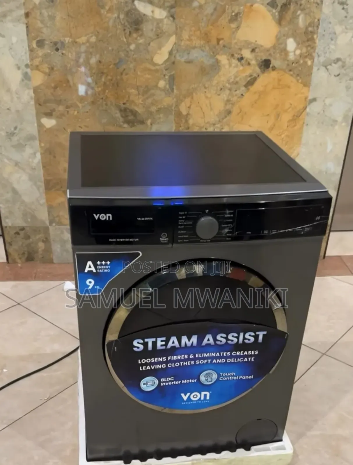 Von 9kgs Front Load Automatic Washing Machine