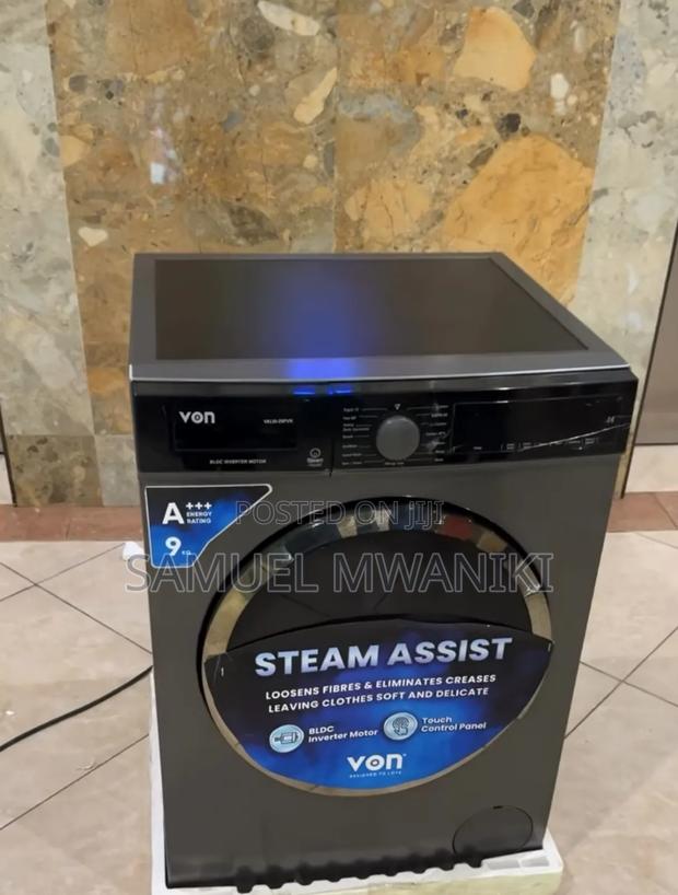 Von 9kgs Front Load Automatic Washing Machine - main view