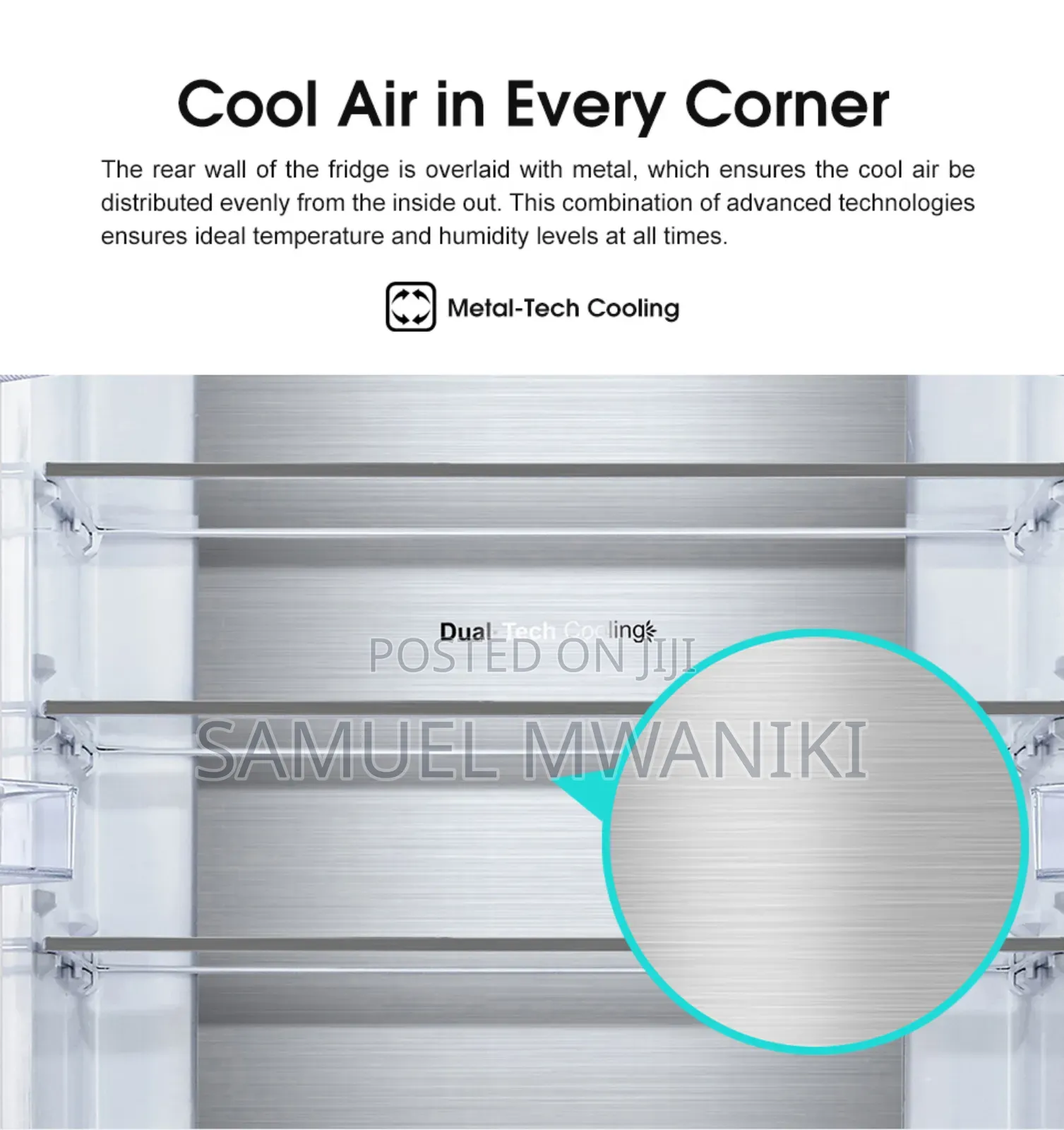 Hisense 470 Liters French Four Doors Refrigerator