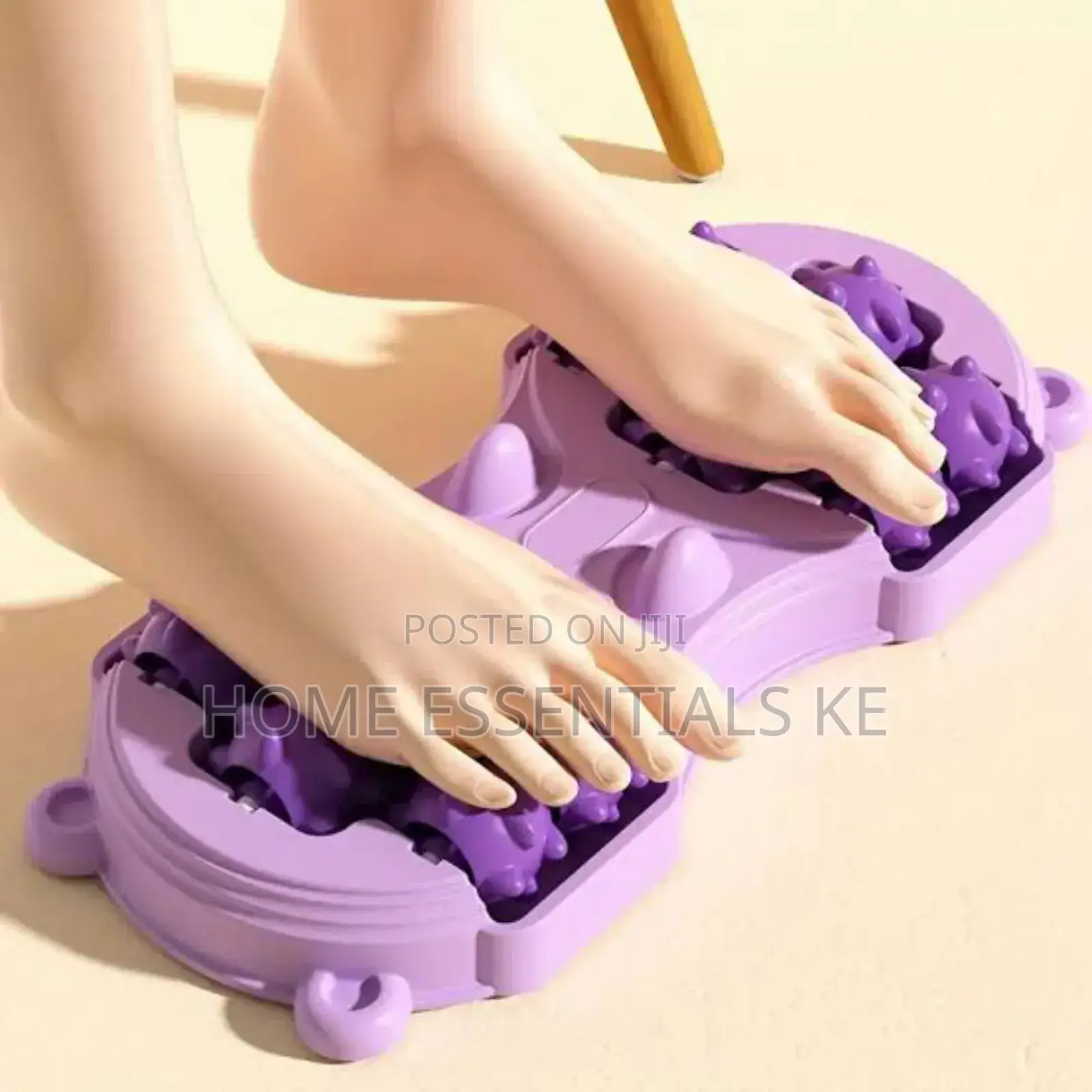 Manual Stepping 14 Roller Foot Massager
