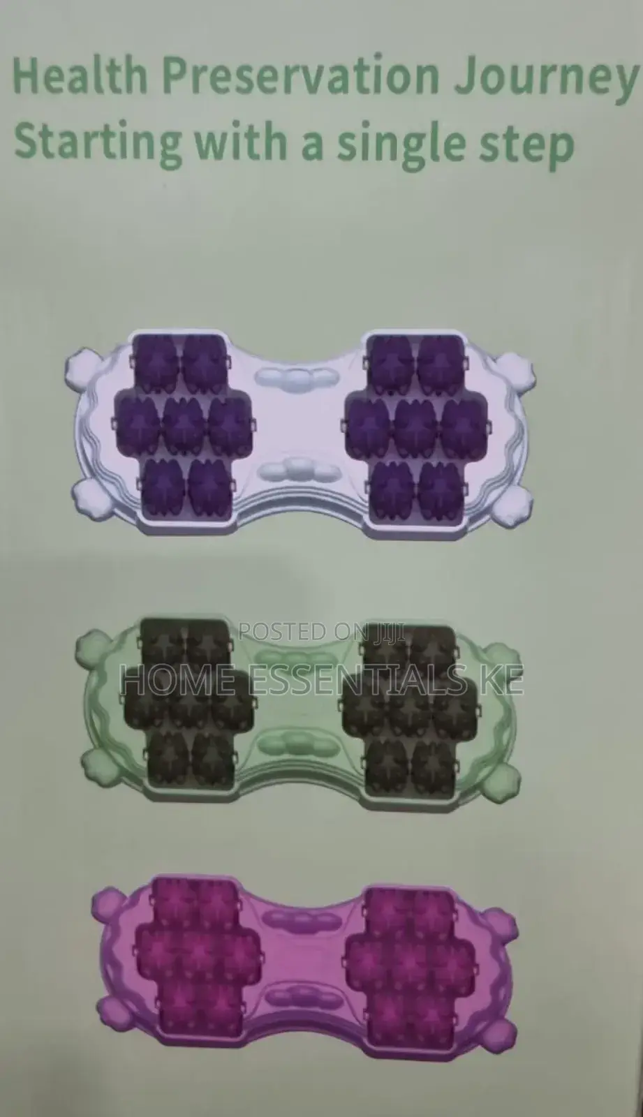 Manual Stepping 14 Roller Foot Massager