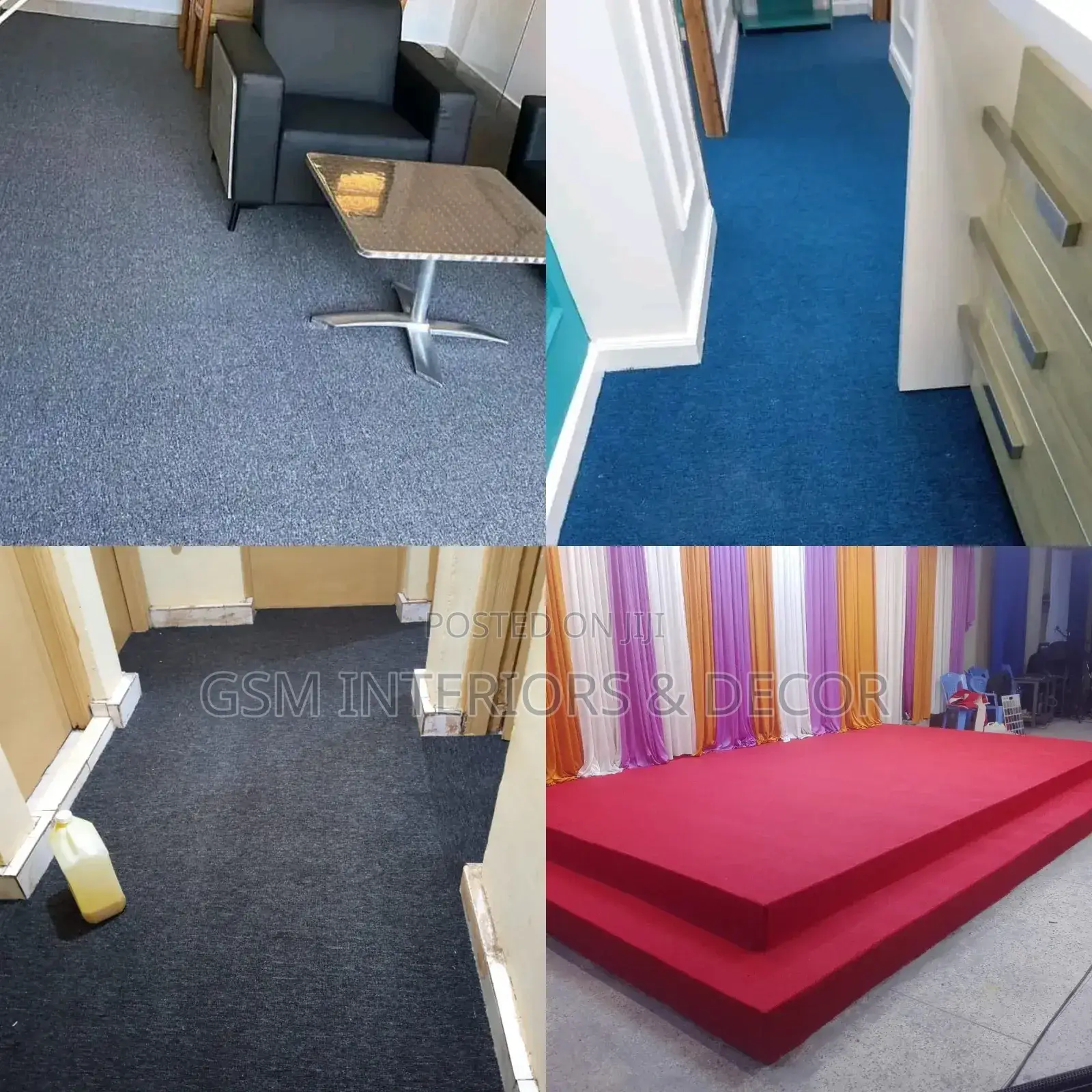 Wall to Wall Carpets for Office and Church