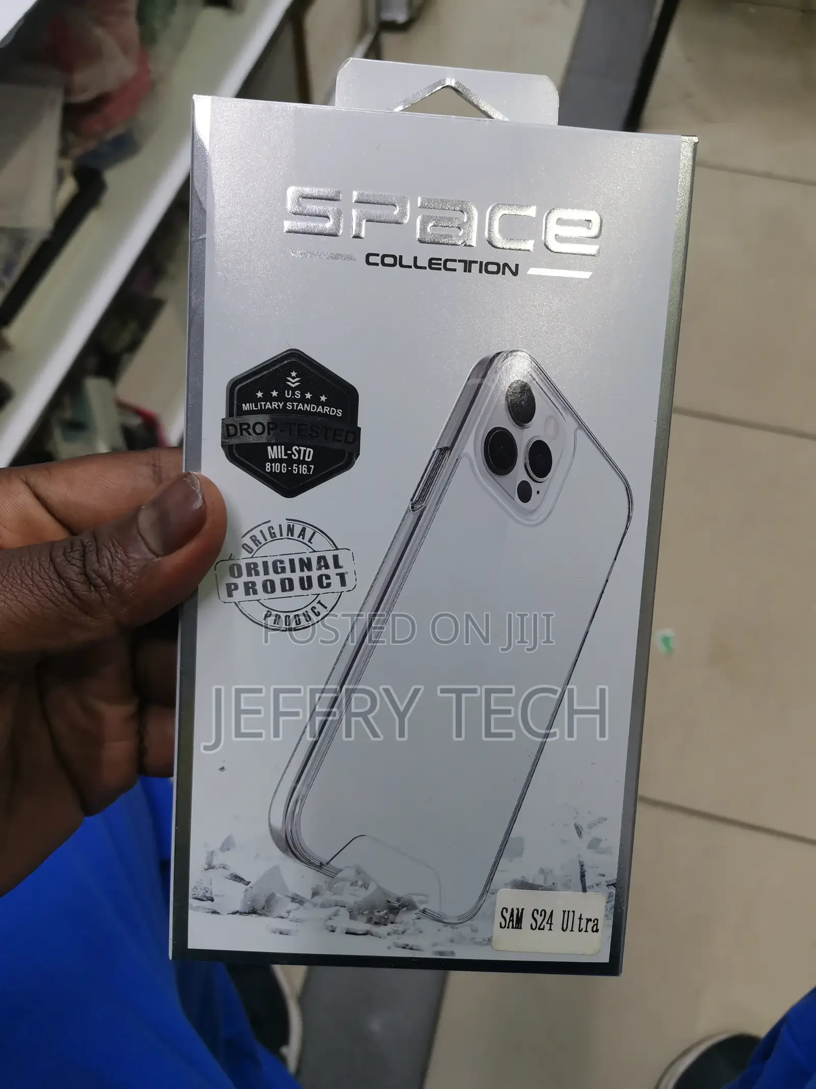 Solid Drop Protection Case PC+TPU Transparent S24 Ultra