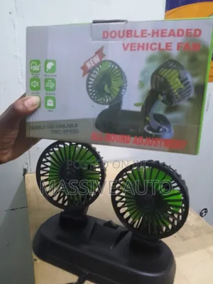 Buy Double Headed Car Vehicle Fan/ Adjustable Car Fan