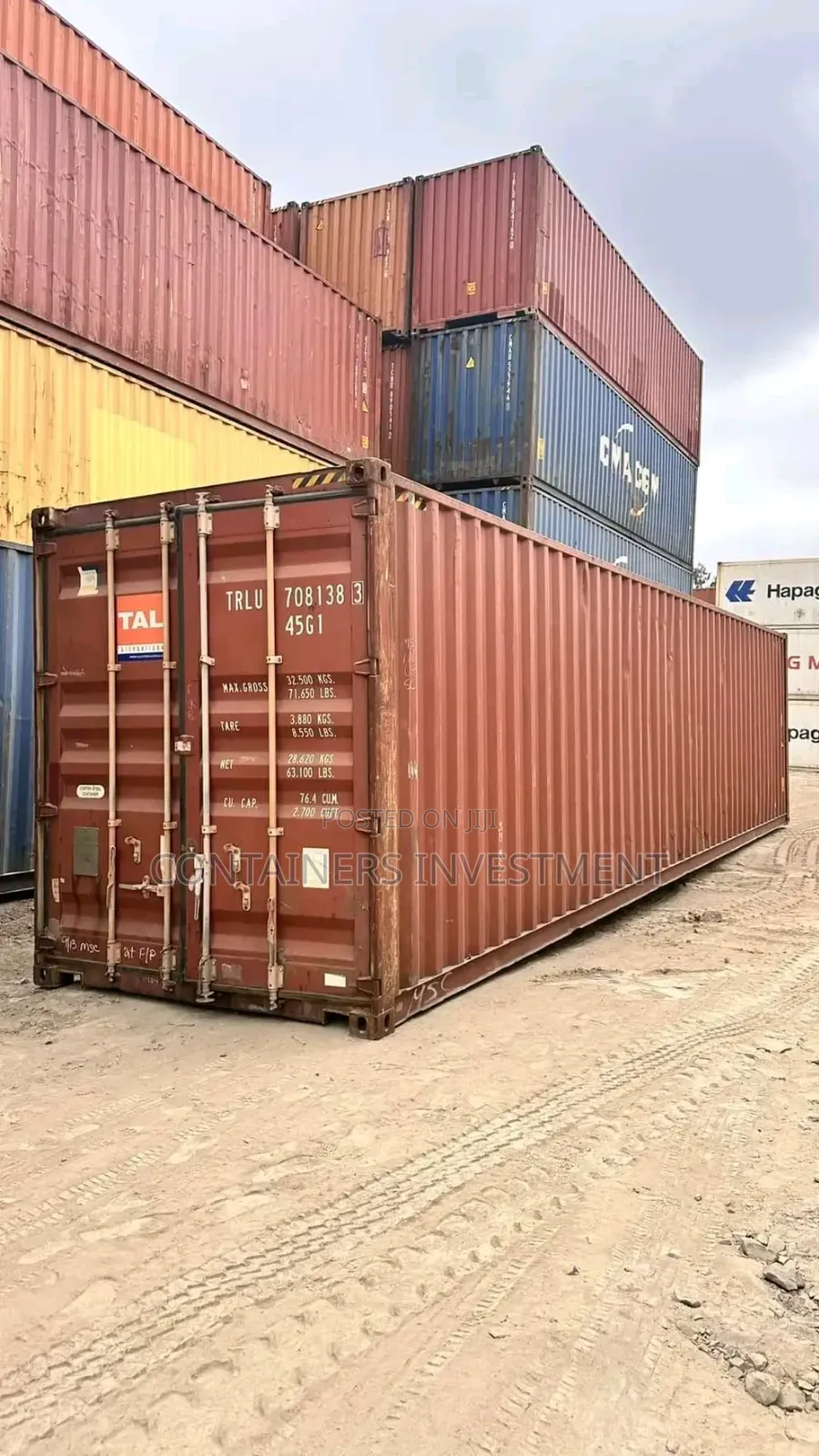 40ft Shipping Containers Selling at a Friendly Price