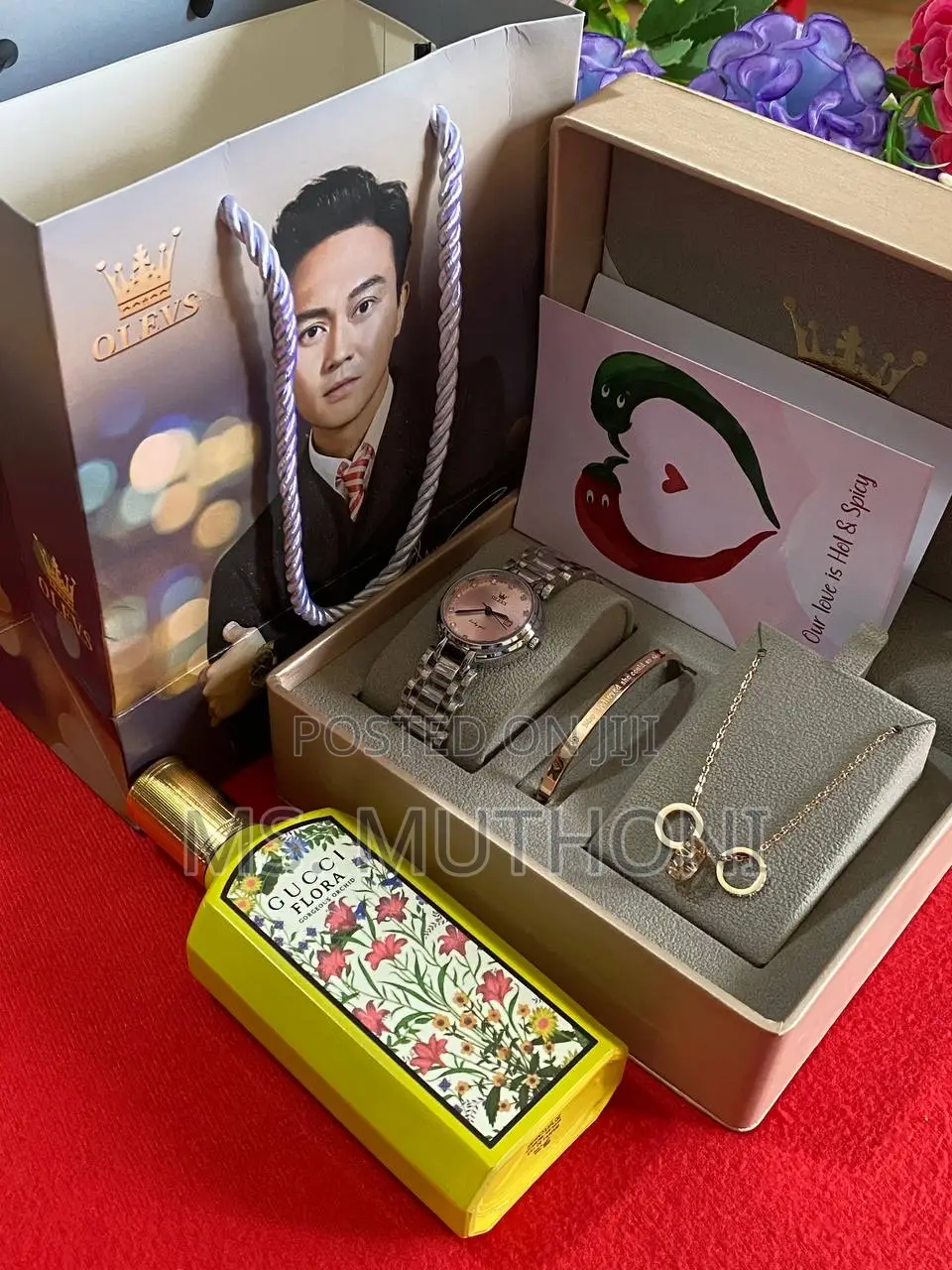 Valentines Ladies Olevs Set X Perfume Tester