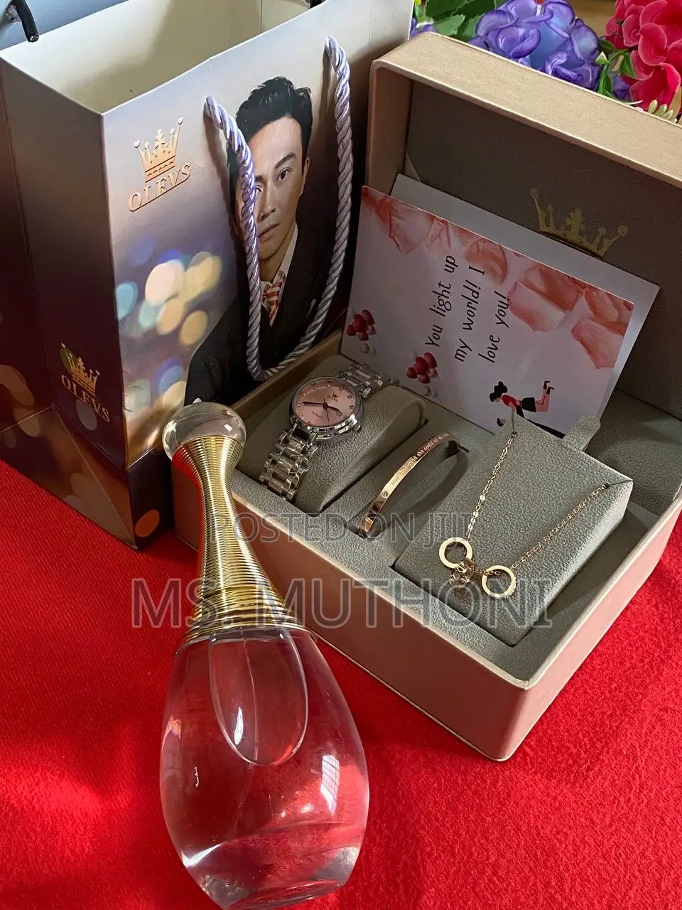 Valentines Ladies Olevs Set X Perfume Tester