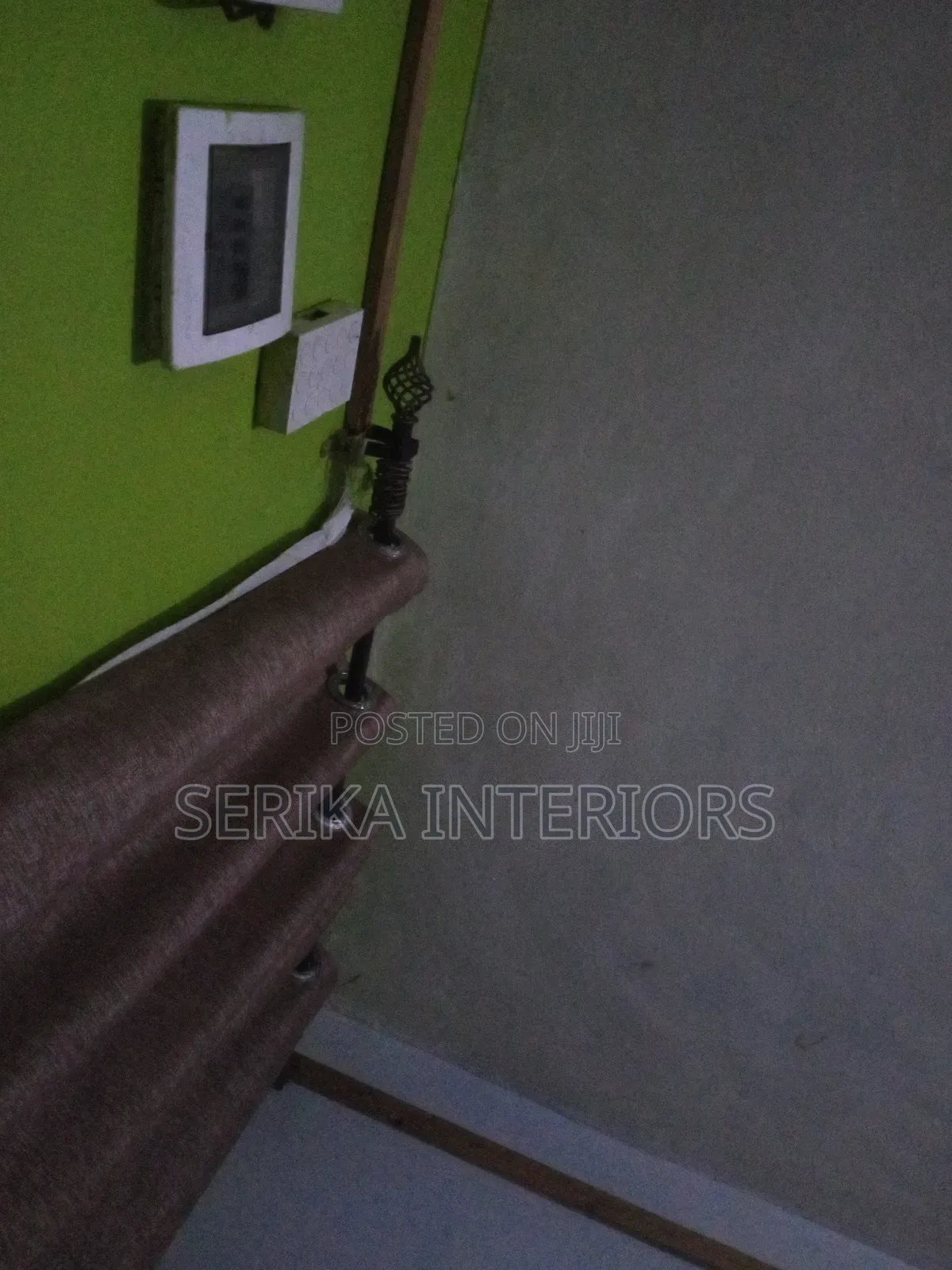 Jua Kali Curtain Rods Double