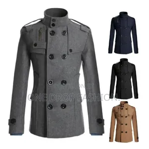 2 Breasted Warm Coats Men