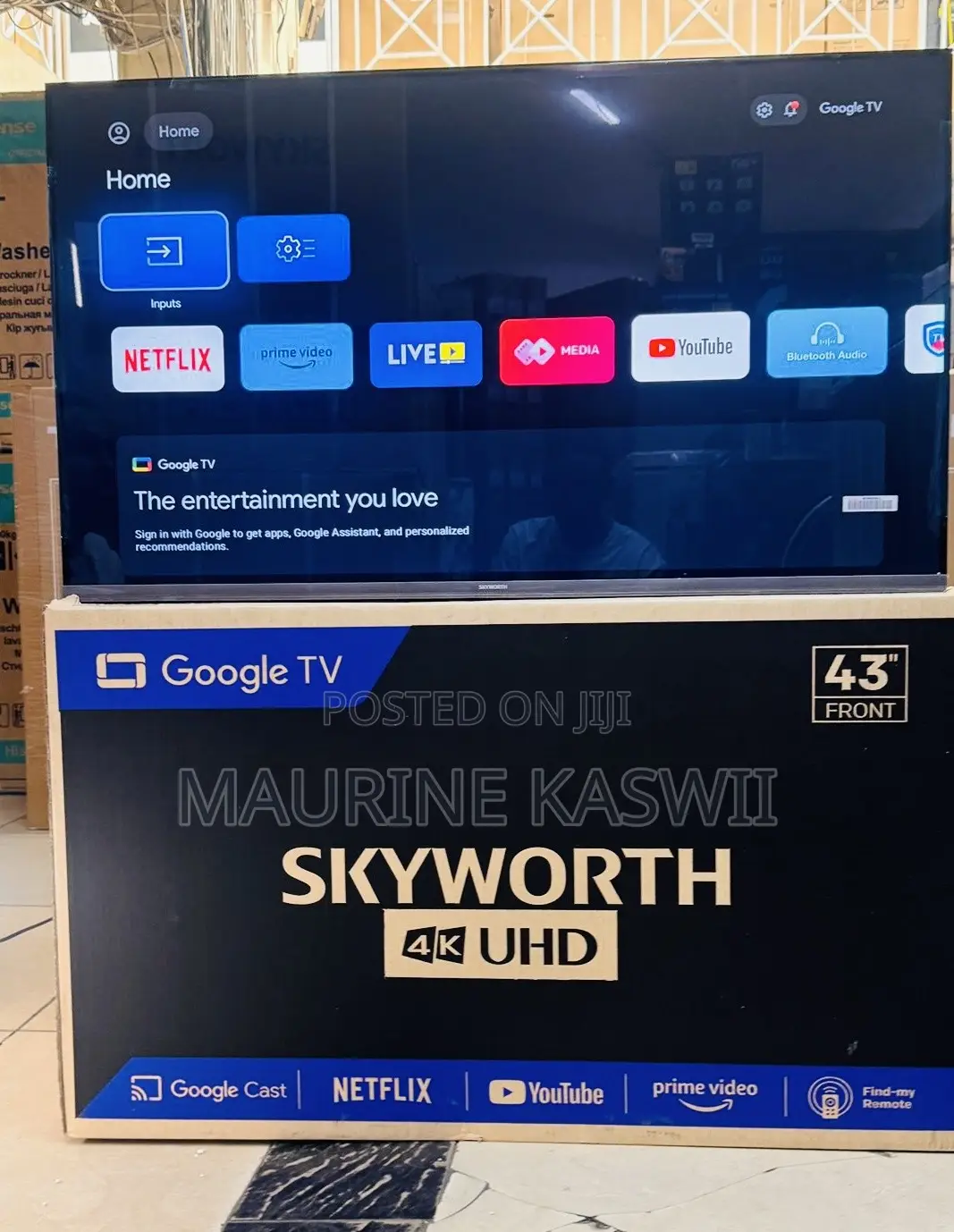 Skyworth 43 “ Smart Google Uhd