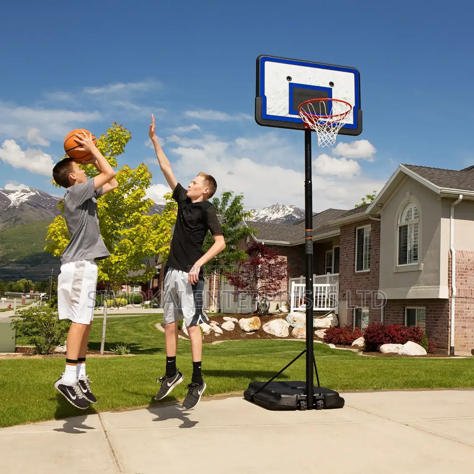 Basketball Hoop Outdoor 10ft Adjustable