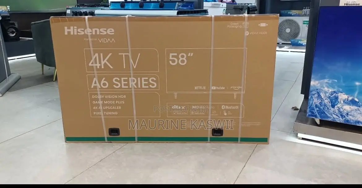 Hisense 58 Inch Smart Vida Frameless 58a6