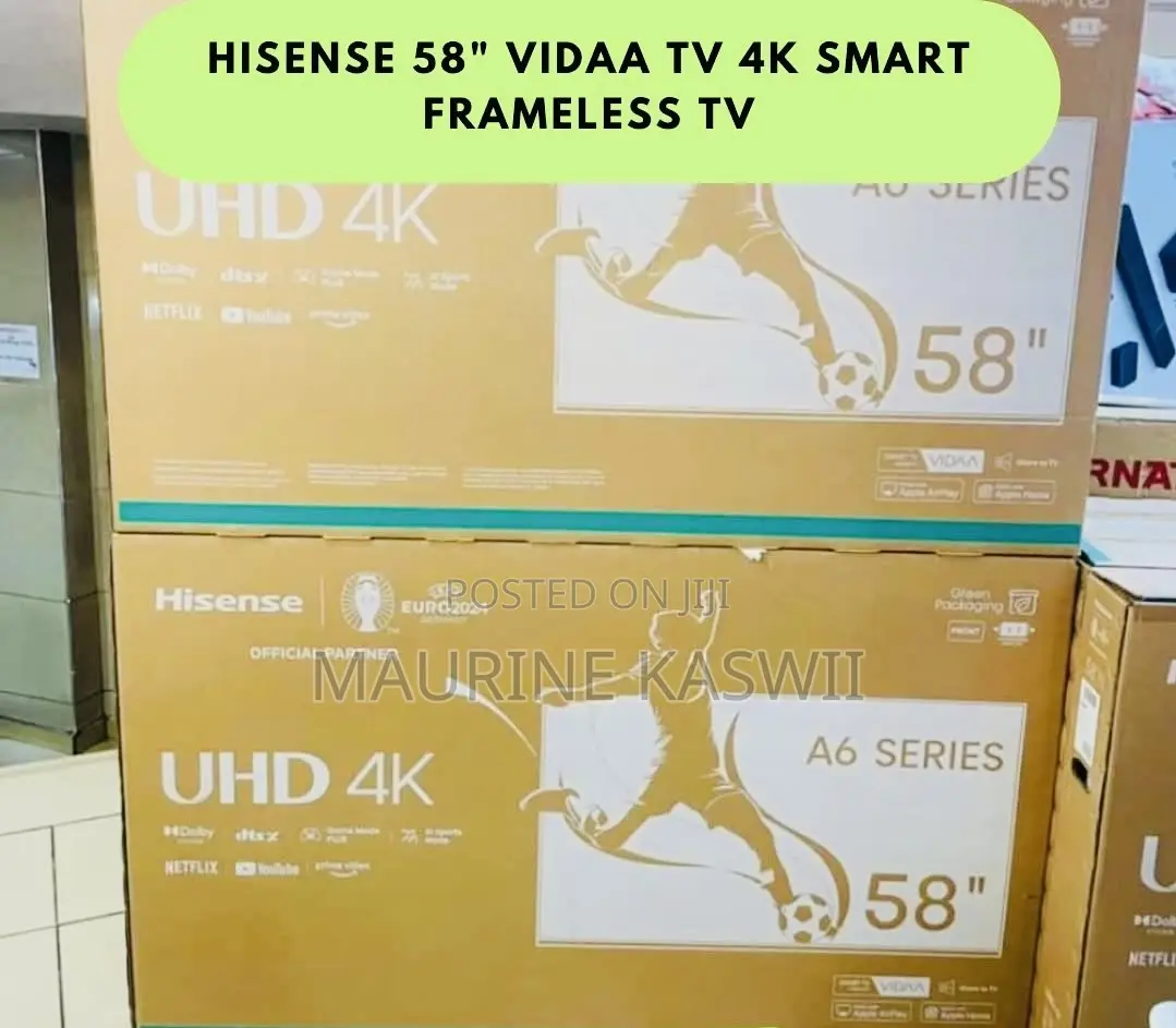 Hisense 58 Inch Smart Vida Frameless 58a6