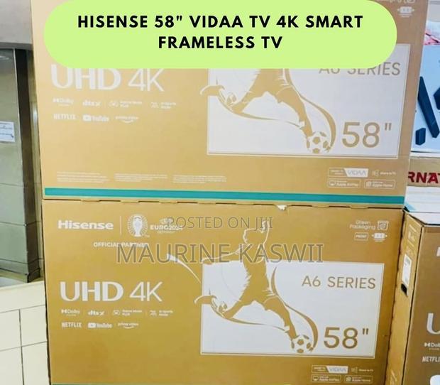 Hisense 58 Inch Smart Vida Frameless 58a6 - thumbnail 3