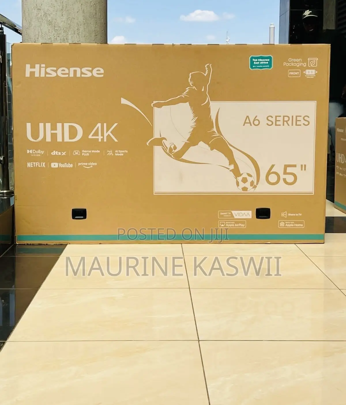 Hisense 65 Inch Smart Tv Uhd A6 Series
