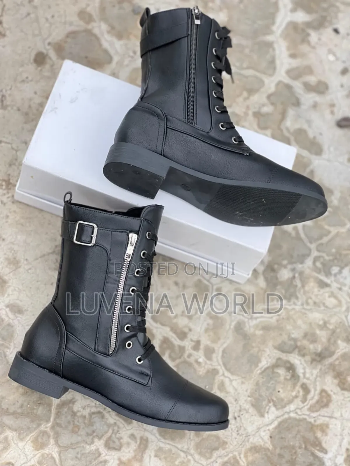 Buckle Half Boots